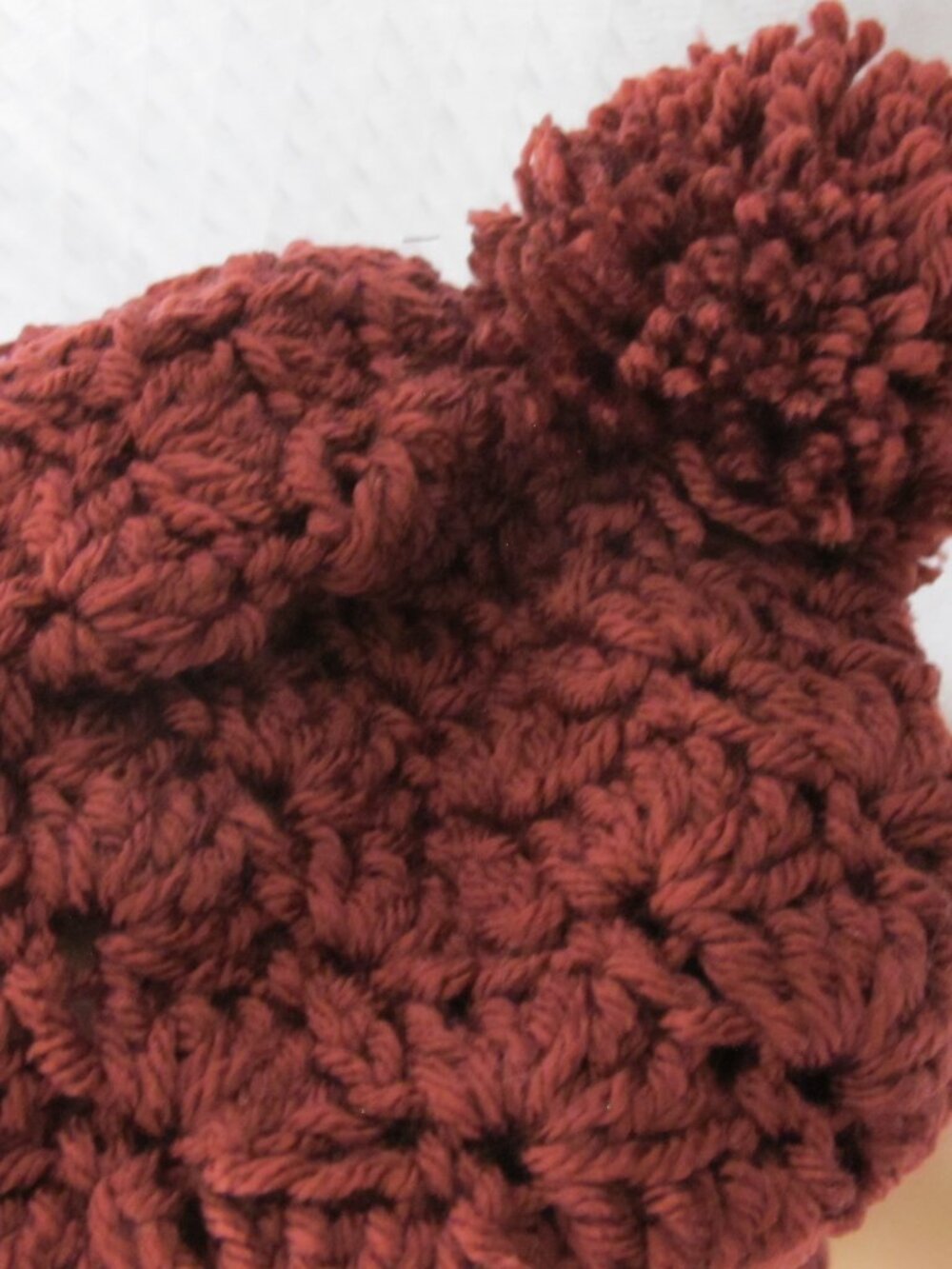 Handmade Shell Stitch Slouch Hat - Picture 8 of 10